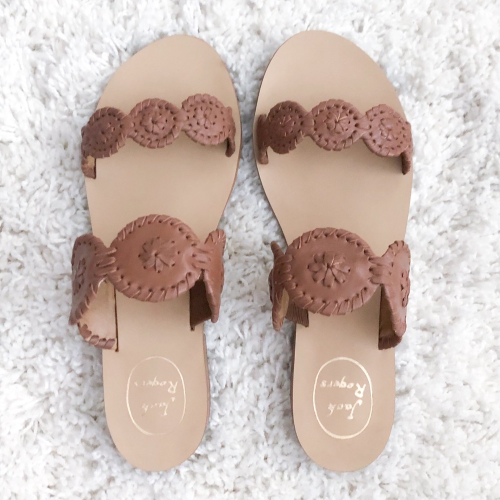 Jack Rogers Lauren Sandal Cognac